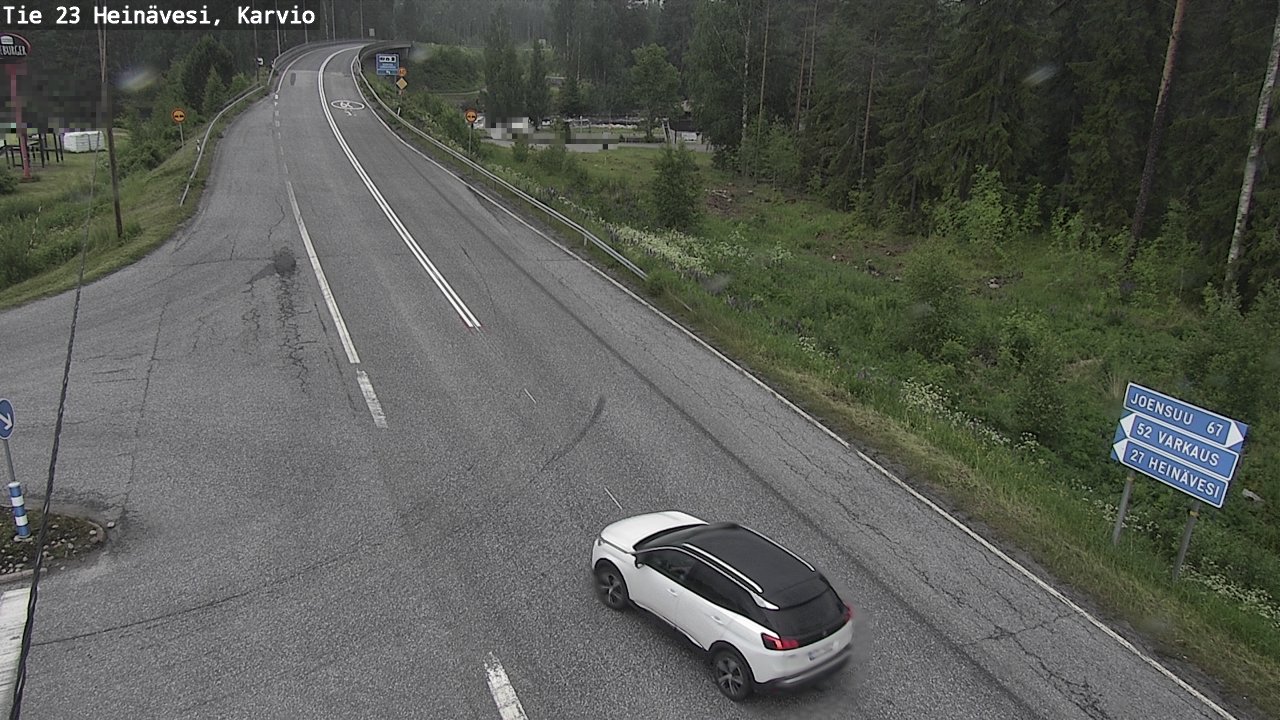 Weather Camera Image Road 23 Heinävesi, Karvio, Heinävesi, Pohjois-Karjala