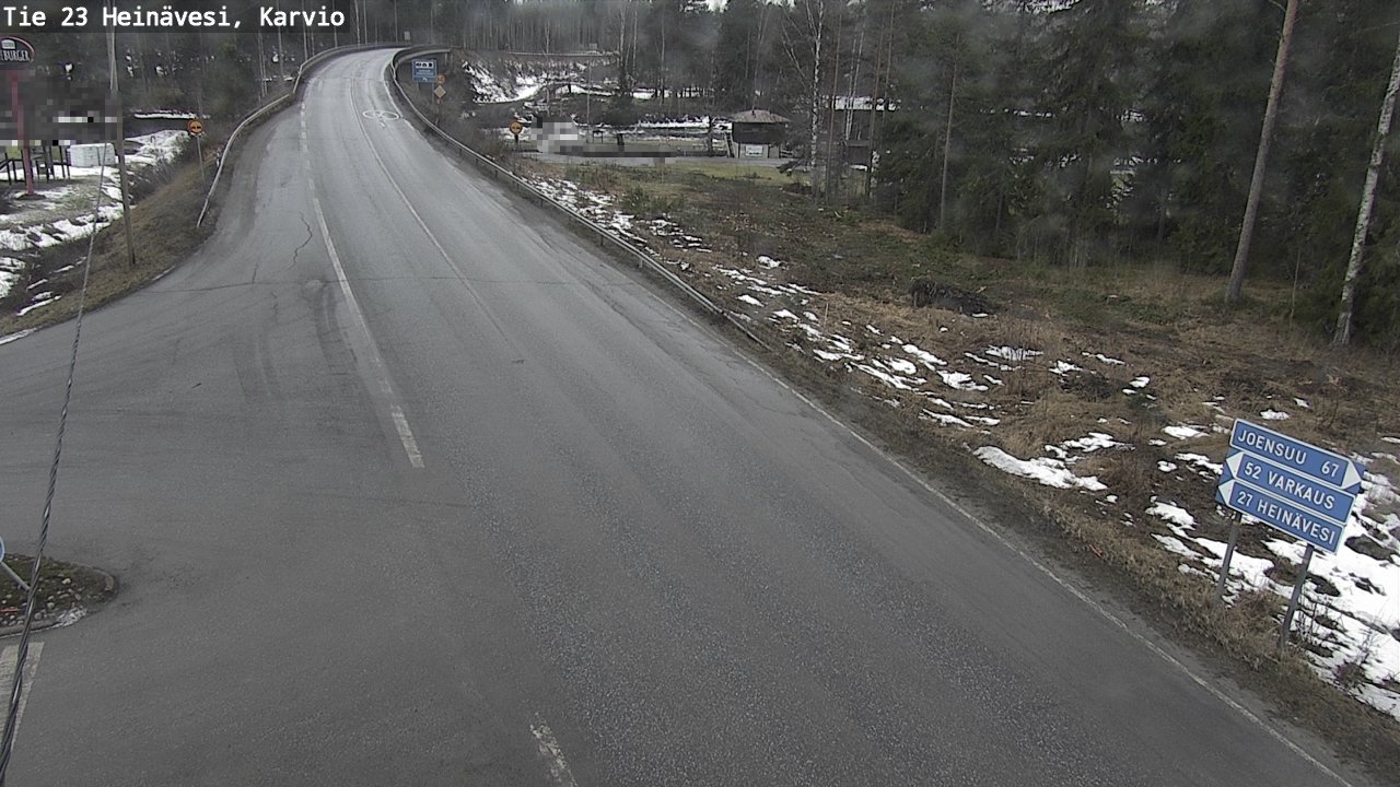 Kelikamerat Kuva Tie 23 Heinävesi, Karvio, Heinävesi, Pohjois-Karjala