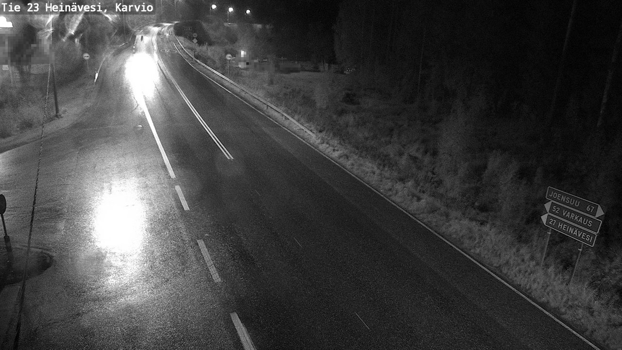 Weather Camera Image Väg 23 Heinävesi, Karvio, Heinävesi, Pohjois-Karjala