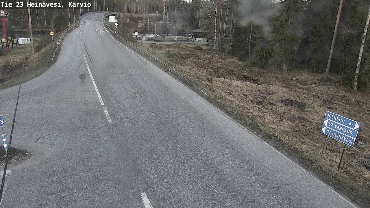 Kelikamerat Kuva Tie 23 Heinävesi, Karvio, Heinävesi, Pohjois-Karjala