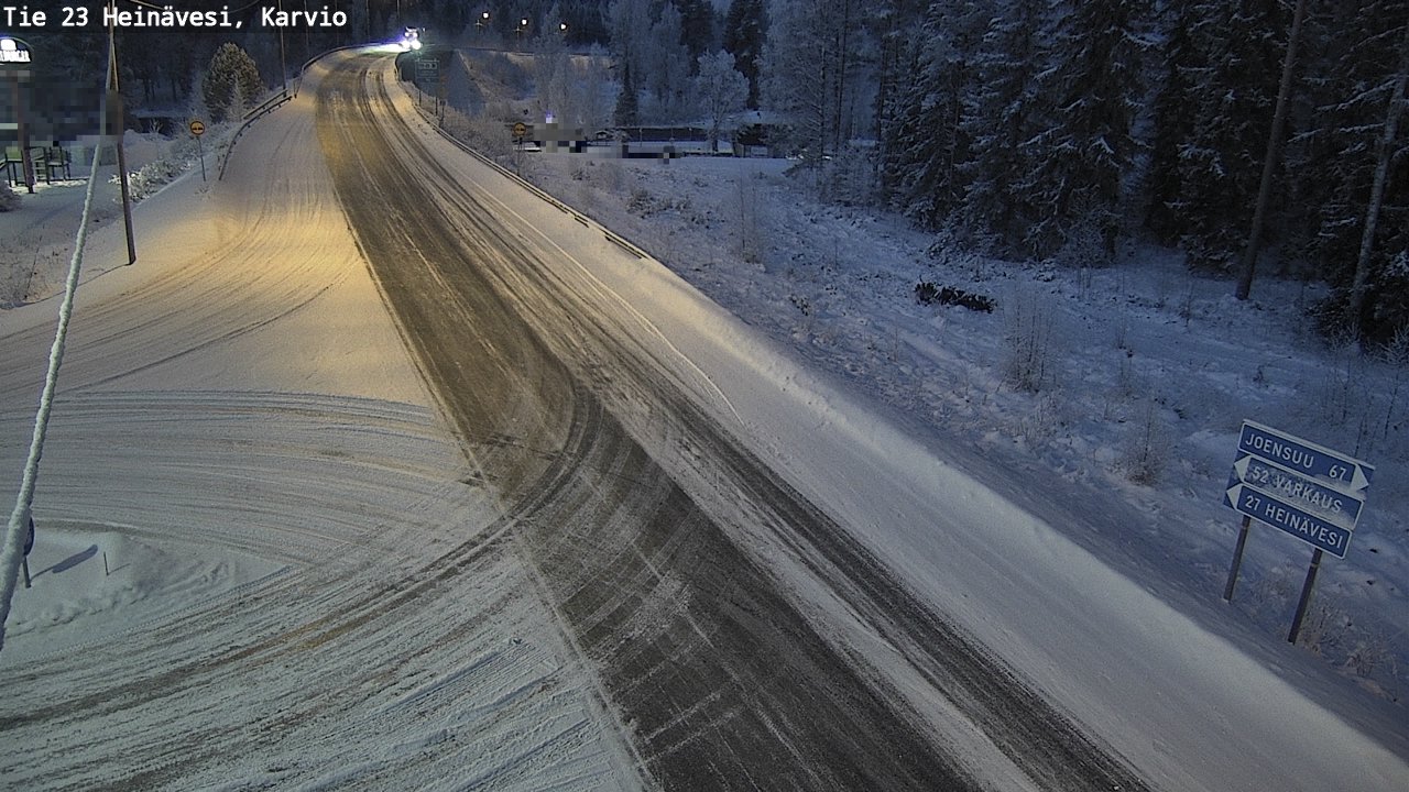 Kelikamerat Kuva Tie 23 Heinävesi, Karvio, Heinävesi, Pohjois-Karjala