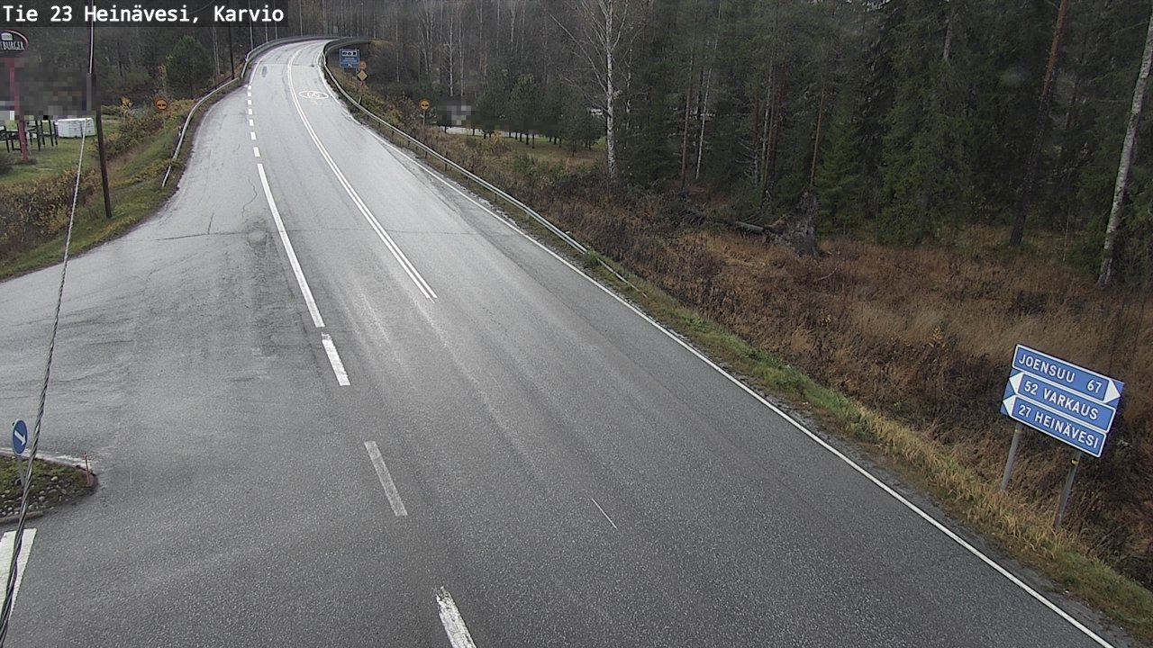 Kelikamerat Kuva Tie 23 Heinävesi, Karvio, Heinävesi, Pohjois-Karjala