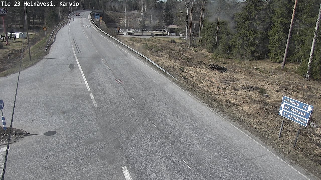 Kelikamerat Kuva Tie 23 Heinävesi, Karvio, Heinävesi, Pohjois-Karjala