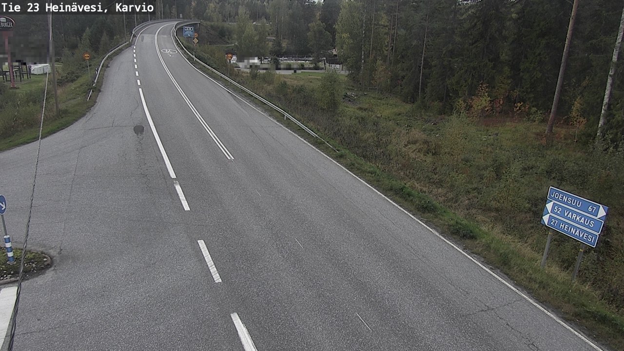Kelikamerat Kuva Tie 23 Heinävesi, Karvio, Heinävesi, Pohjois-Karjala