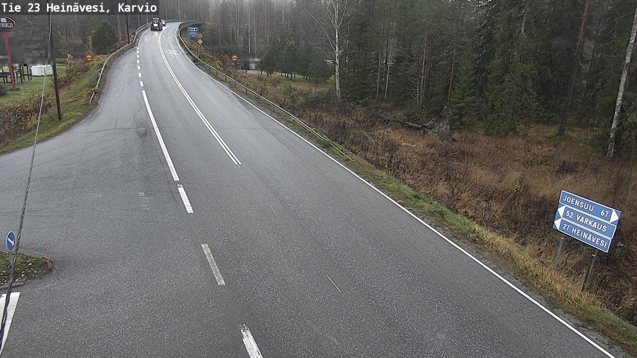Kelikamerat Kuva Tie 23 Heinävesi, Karvio, Heinävesi, Pohjois-Karjala