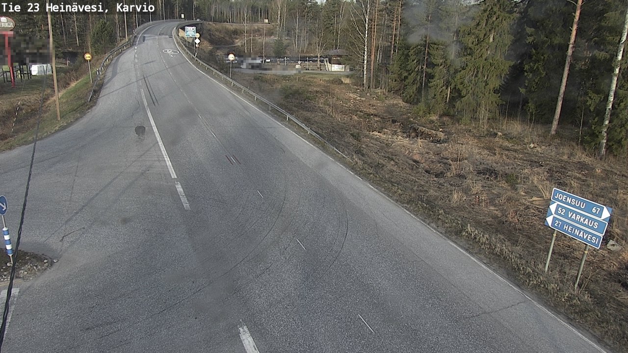 Kelikamerat Kuva Tie 23 Heinävesi, Karvio, Heinävesi, Pohjois-Karjala