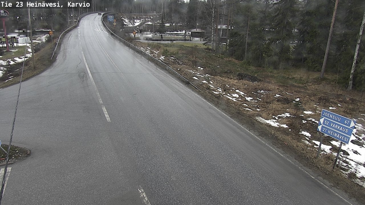 Weather Camera Image Road 23 Heinävesi, Karvio, Heinävesi, Pohjois-Karjala