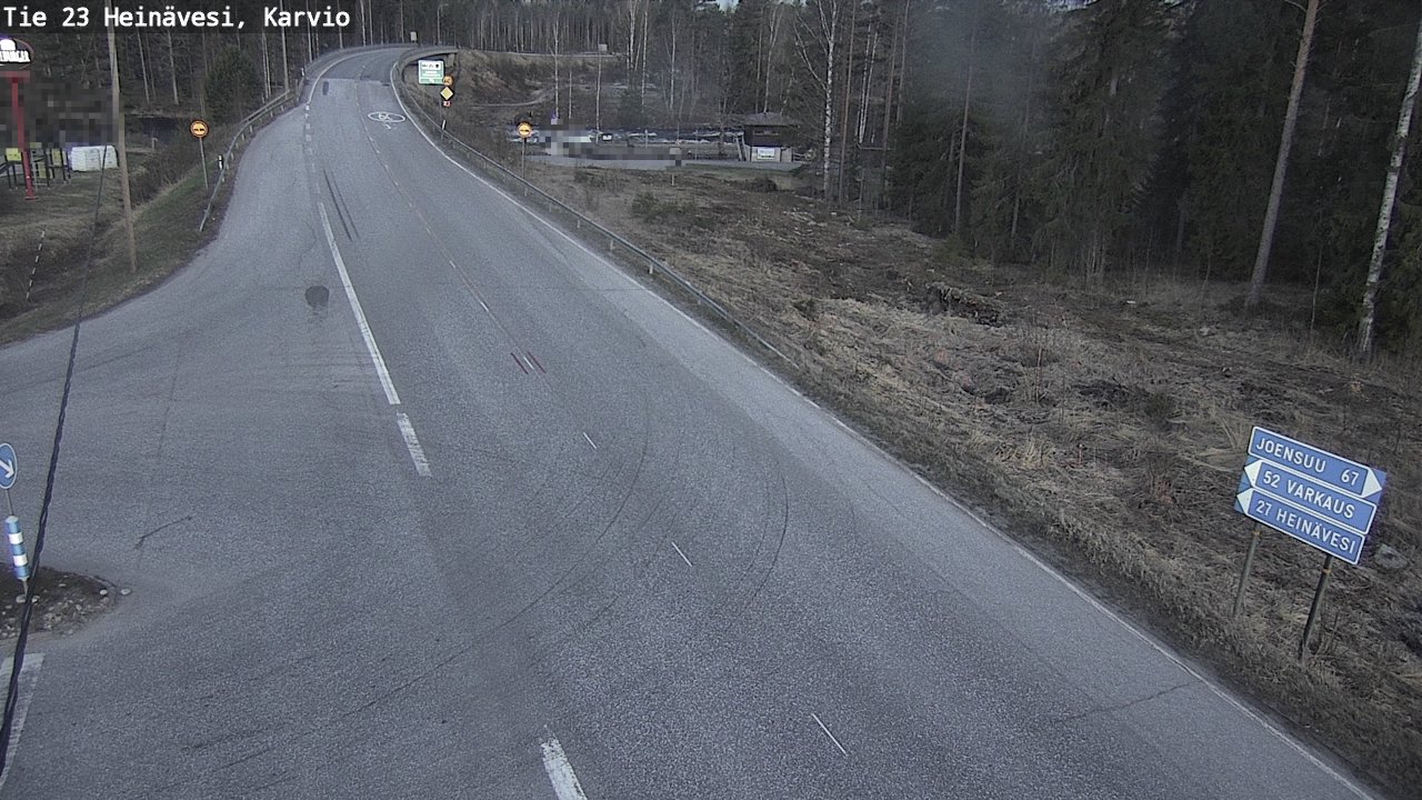 Kelikamerat Kuva Tie 23 Heinävesi, Karvio, Heinävesi, Pohjois-Karjala