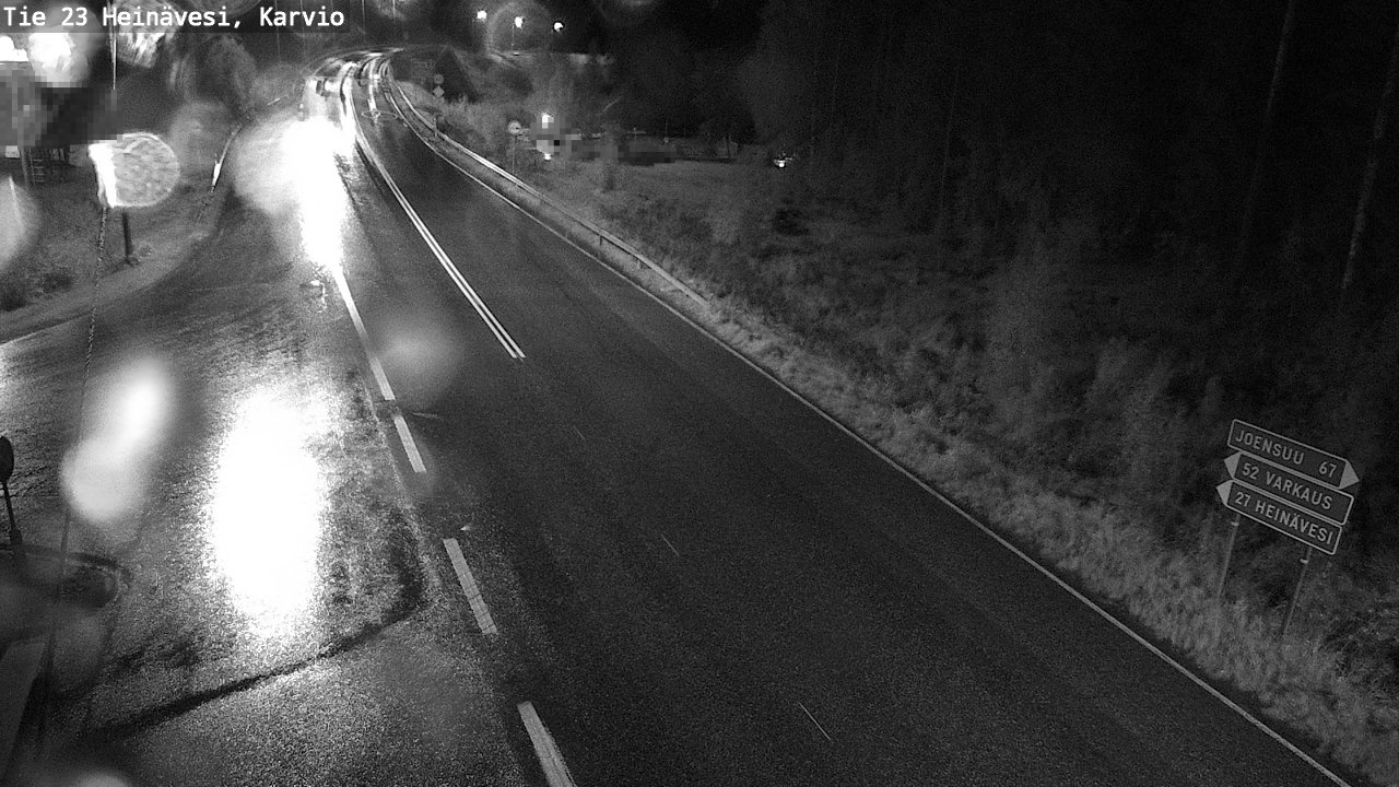 Weather Camera Image Väg 23 Heinävesi, Karvio, Heinävesi, Pohjois-Karjala