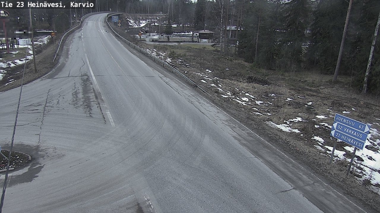 Kelikamerat Kuva Tie 23 Heinävesi, Karvio, Heinävesi, Pohjois-Karjala