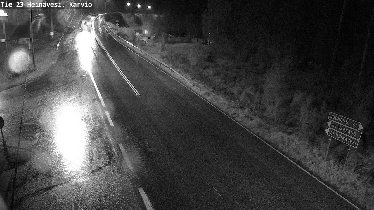Weather Camera Image Väg 23 Heinävesi, Karvio, Heinävesi, Pohjois-Karjala