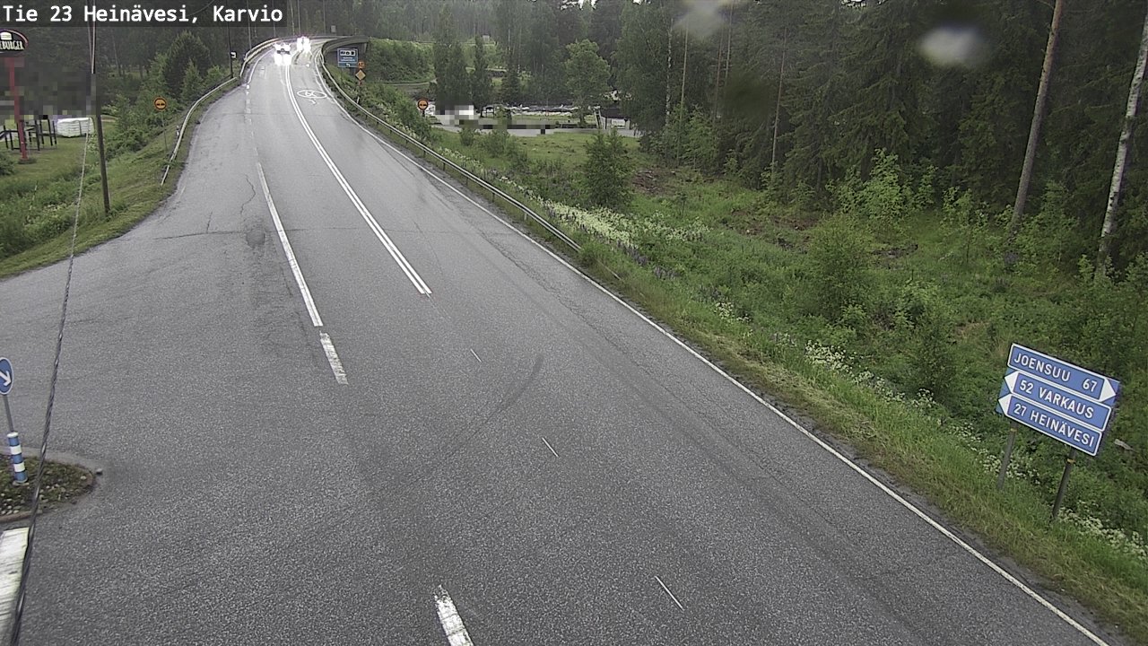 Kelikamerat Kuva Tie 23 Heinävesi, Karvio, Heinävesi, Pohjois-Karjala