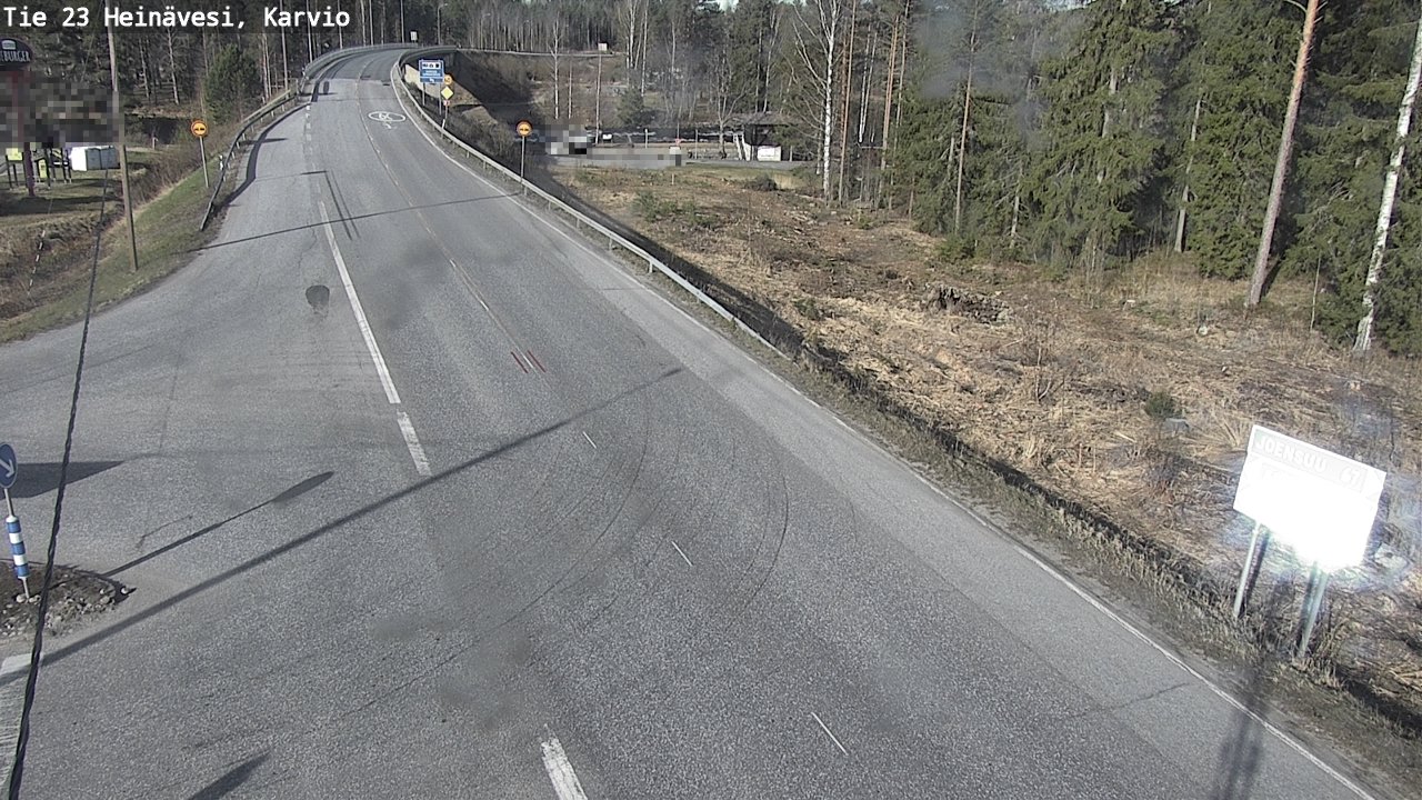 Weather Camera Image Road 23 Heinävesi, Karvio, Heinävesi, Pohjois-Karjala