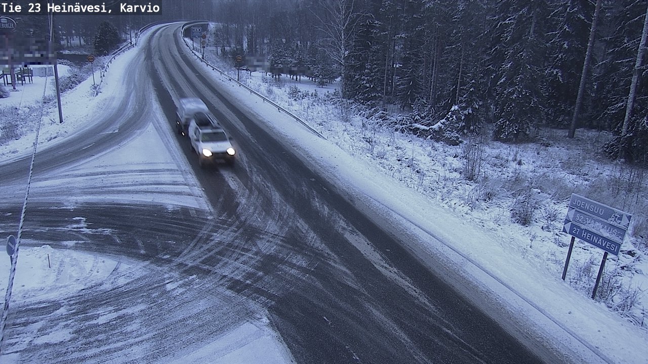 Weather Camera Image Väg 23 Heinävesi, Karvio, Heinävesi, Pohjois-Karjala