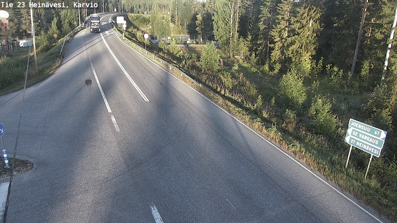Kelikamerat Kuva Tie 23 Heinävesi, Karvio, Heinävesi, Pohjois-Karjala