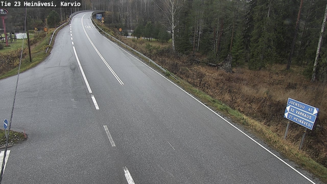 Kelikamerat Kuva Tie 23 Heinävesi, Karvio, Heinävesi, Pohjois-Karjala