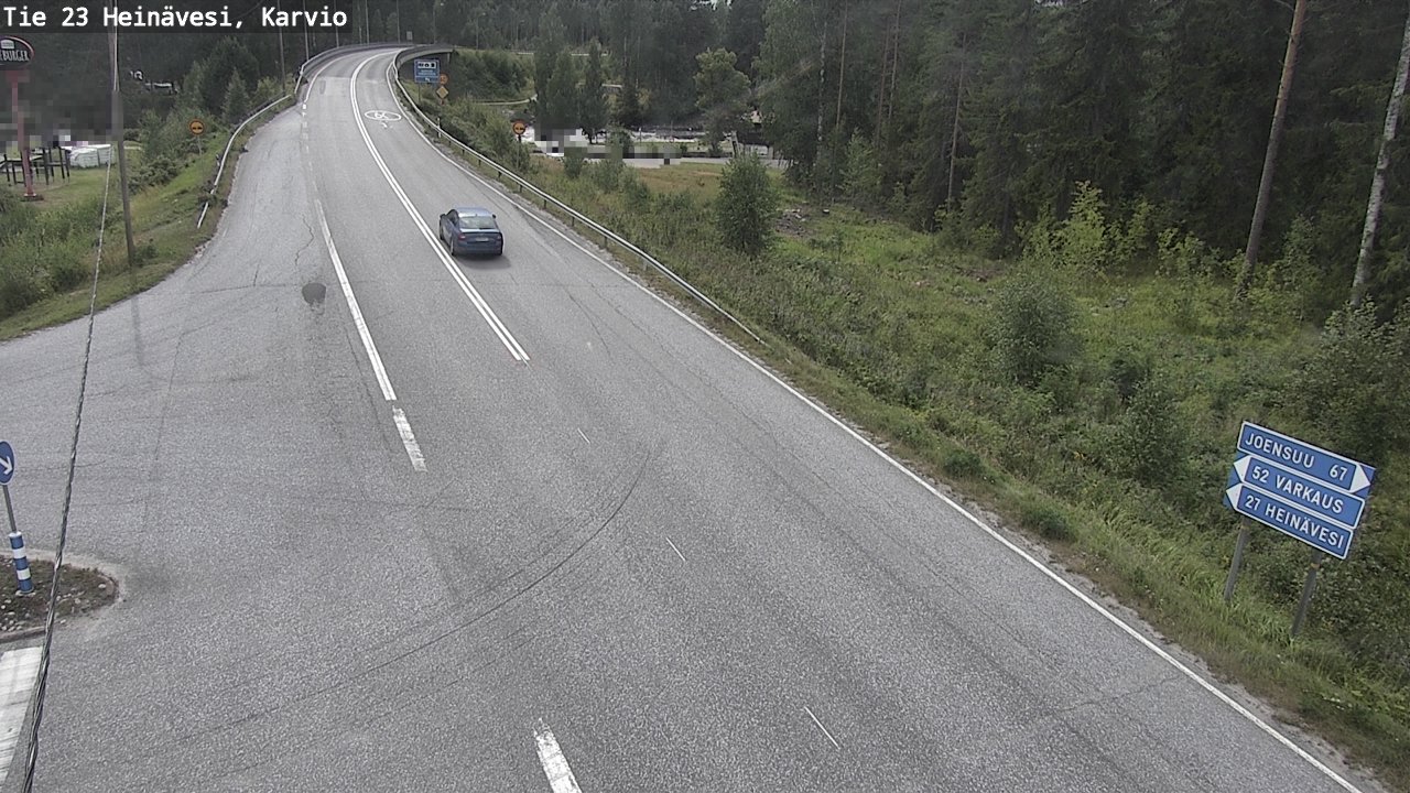 Weather Camera Image Väg 23 Heinävesi, Karvio, Heinävesi, Pohjois-Karjala