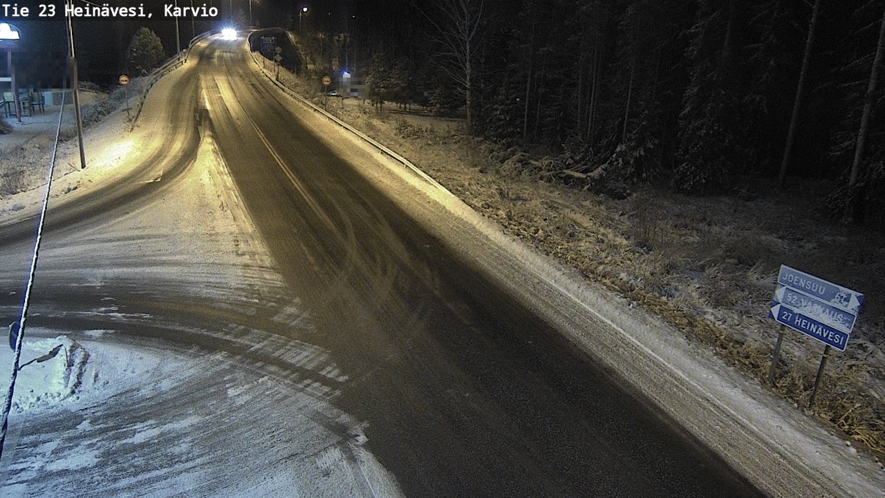 Weather Camera Image Väg 23 Heinävesi, Karvio, Heinävesi, Pohjois-Karjala