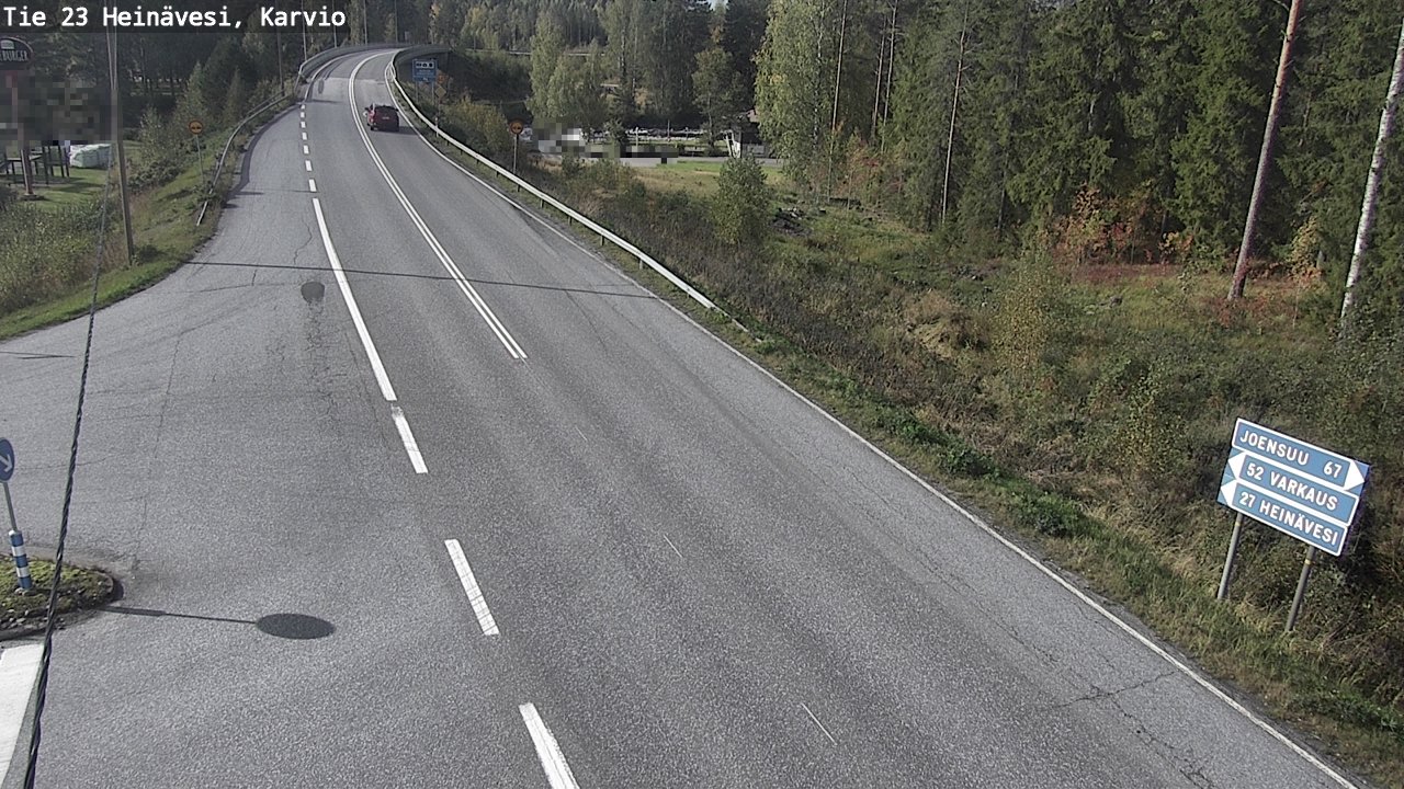 Kelikamerat Kuva Tie 23 Heinävesi, Karvio, Heinävesi, Pohjois-Karjala