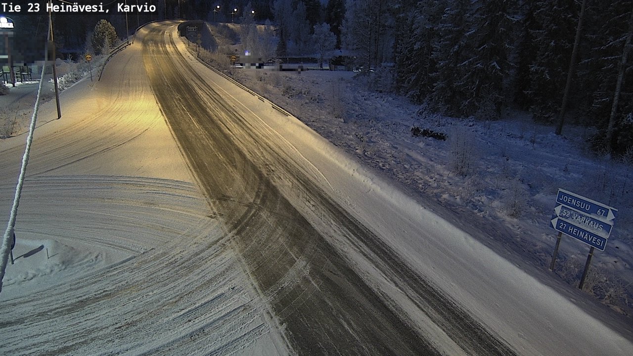 Kelikamerat Kuva Tie 23 Heinävesi, Karvio, Heinävesi, Pohjois-Karjala
