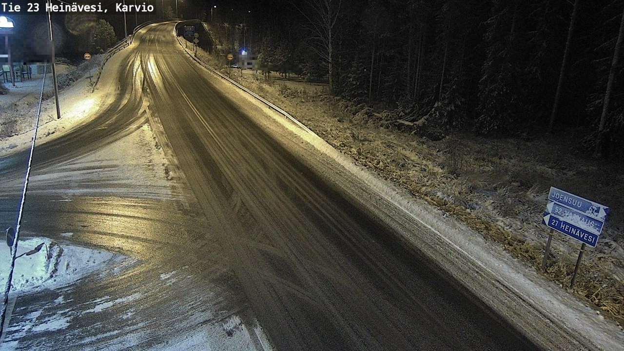 Weather Camera Image Väg 23 Heinävesi, Karvio, Heinävesi, Pohjois-Karjala