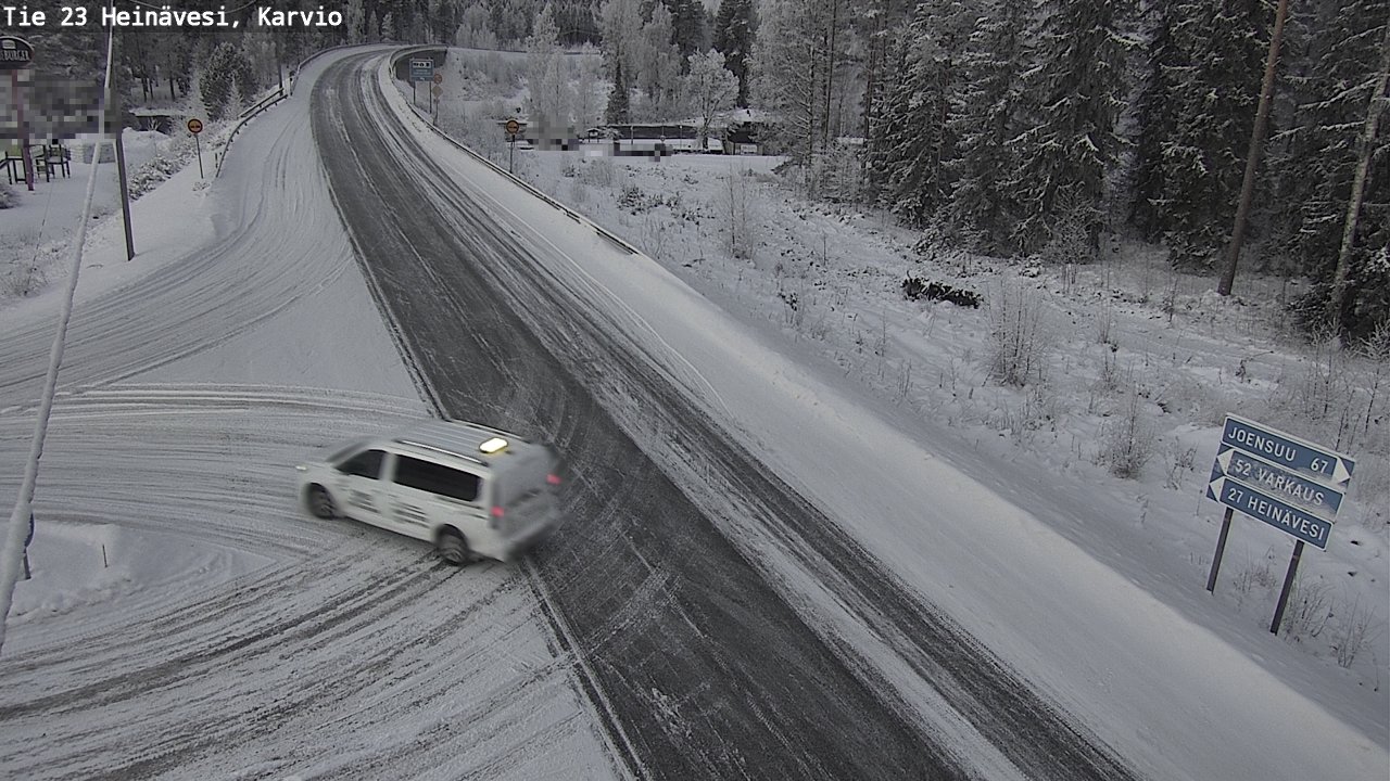 Kelikamerat Kuva Tie 23 Heinävesi, Karvio, Heinävesi, Pohjois-Karjala