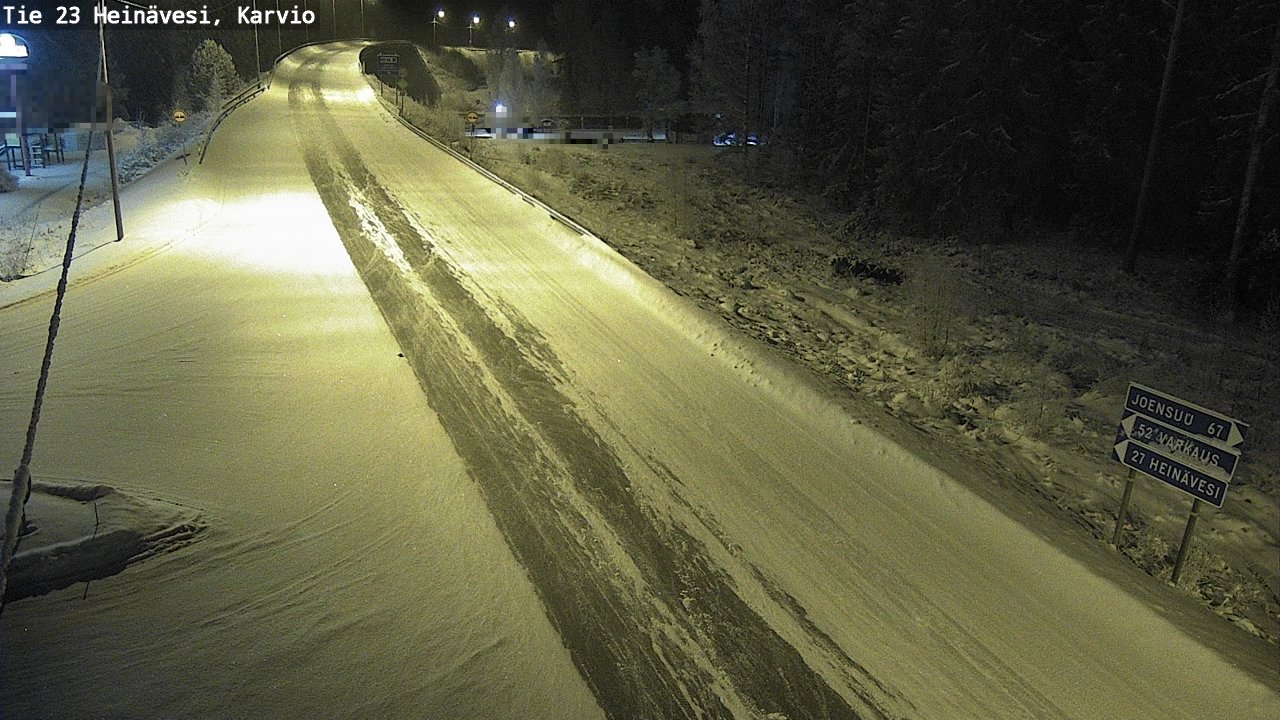 Kelikamerat Kuva Tie 23 Heinävesi, Karvio, Heinävesi, Pohjois-Karjala