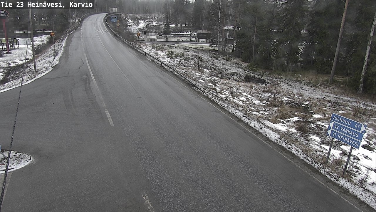 Kelikamerat Kuva Tie 23 Heinävesi, Karvio, Heinävesi, Pohjois-Karjala