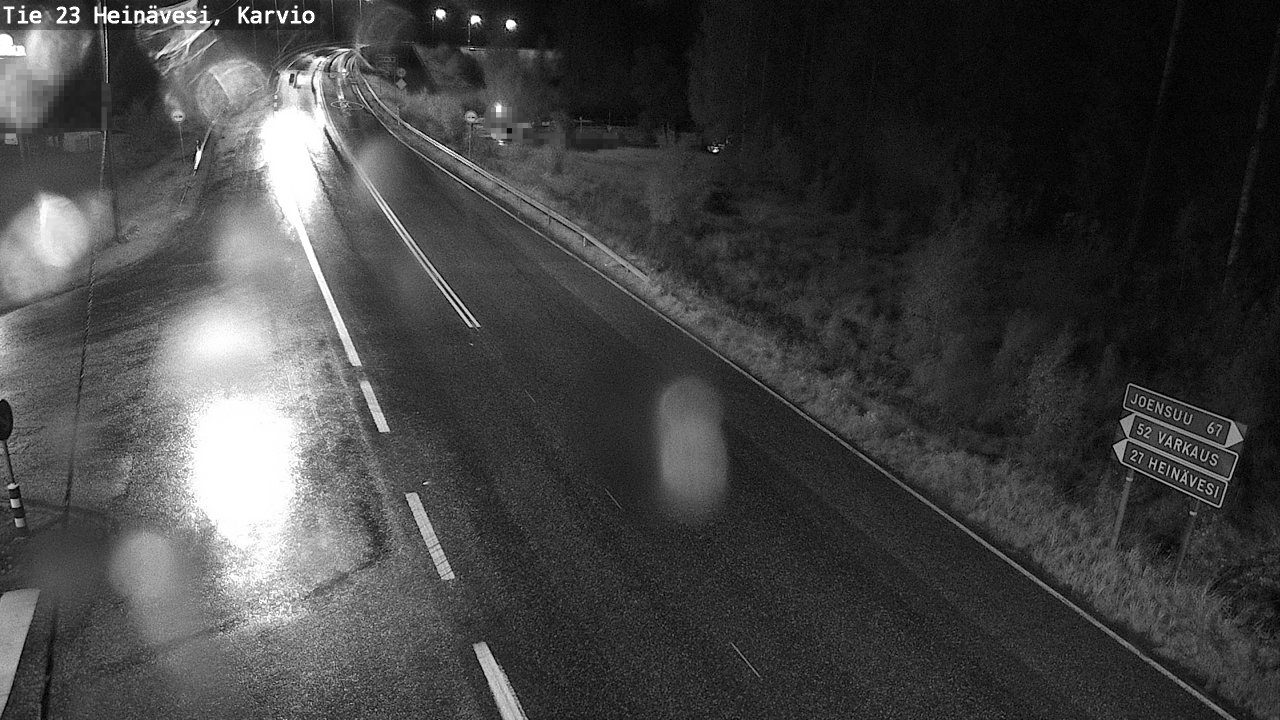 Weather Camera Image Väg 23 Heinävesi, Karvio, Heinävesi, Pohjois-Karjala