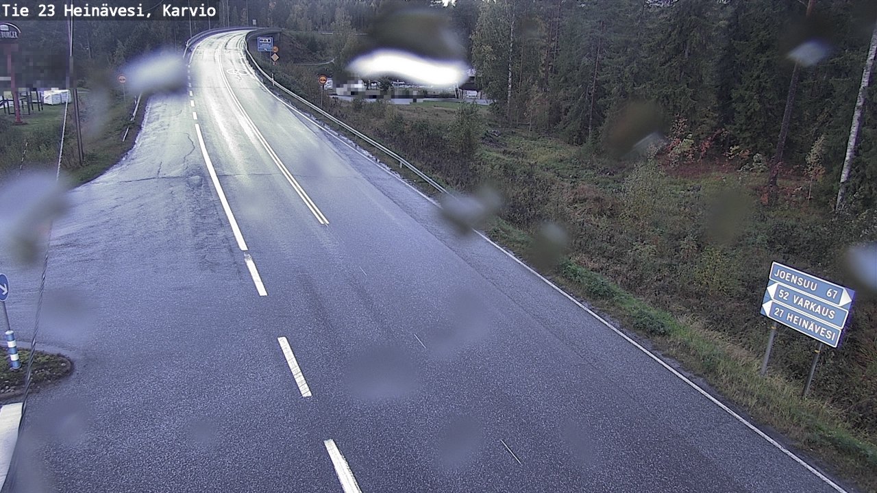 Weather Camera Image Väg 23 Heinävesi, Karvio, Heinävesi, Pohjois-Karjala