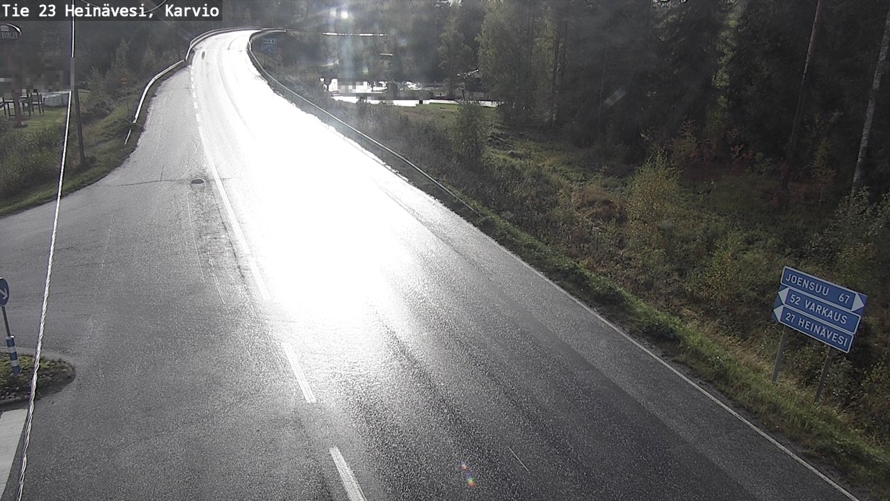 Weather Camera Image Väg 23 Heinävesi, Karvio, Heinävesi, Pohjois-Karjala