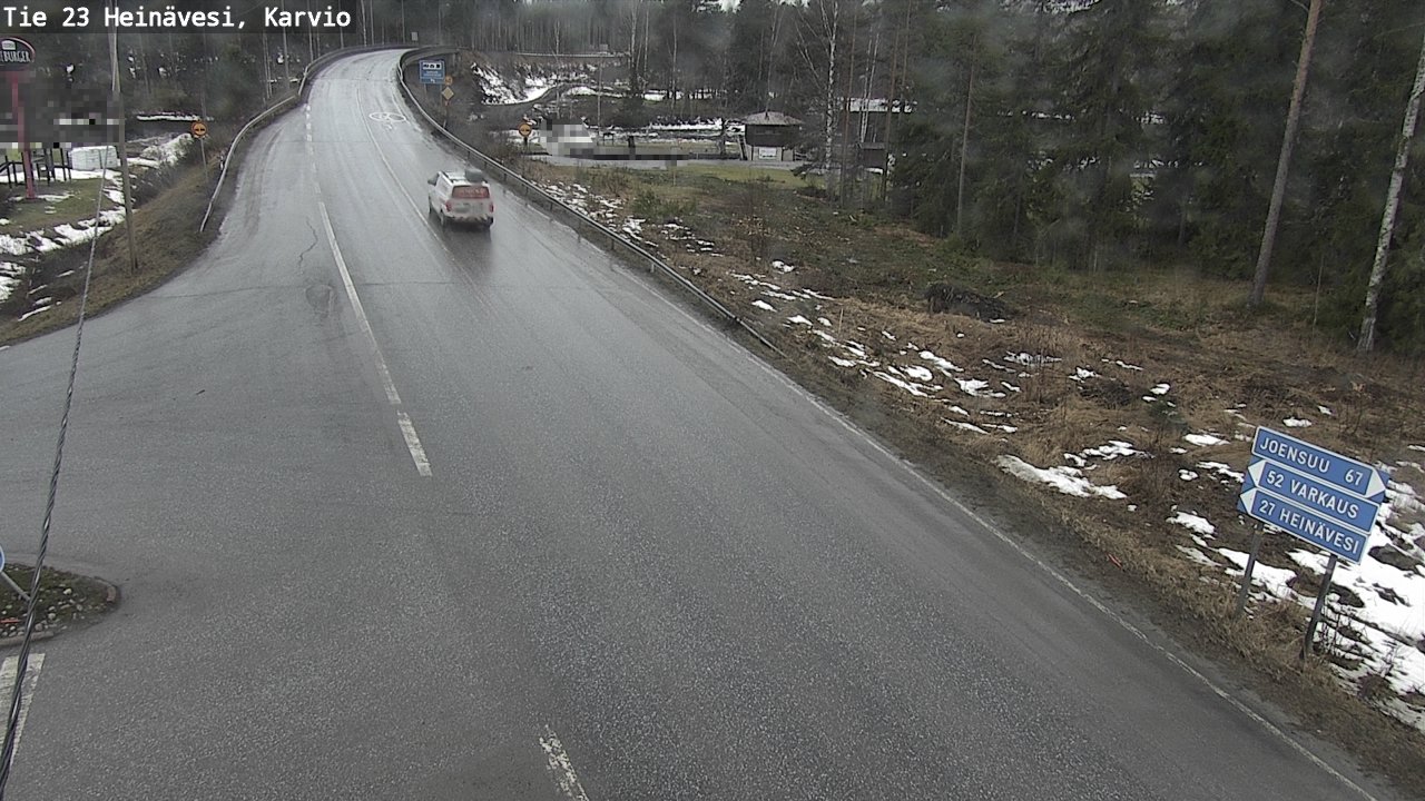 Weather Camera Image Road 23 Heinävesi, Karvio, Heinävesi, Pohjois-Karjala
