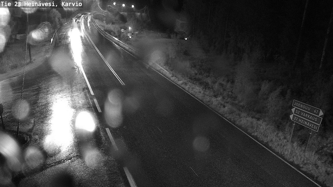 Weather Camera Image Väg 23 Heinävesi, Karvio, Heinävesi, Pohjois-Karjala