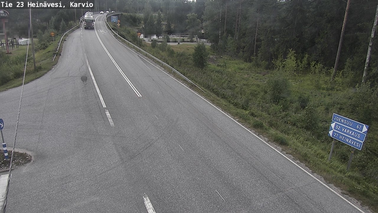 Kelikamerat Kuva Tie 23 Heinävesi, Karvio, Heinävesi, Pohjois-Karjala