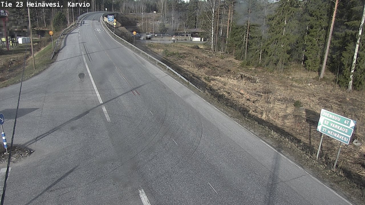 Kelikamerat Kuva Tie 23 Heinävesi, Karvio, Heinävesi, Pohjois-Karjala