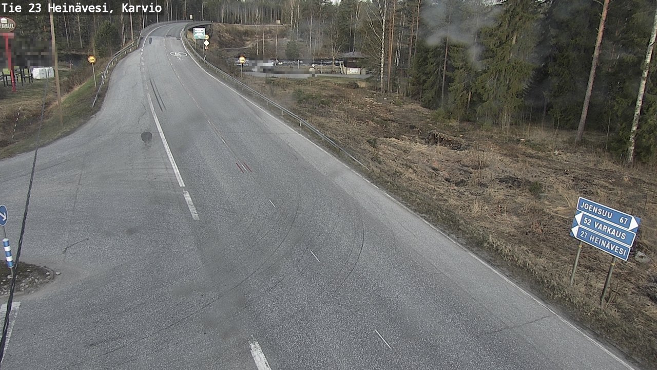 Kelikamerat Kuva Tie 23 Heinävesi, Karvio, Heinävesi, Pohjois-Karjala