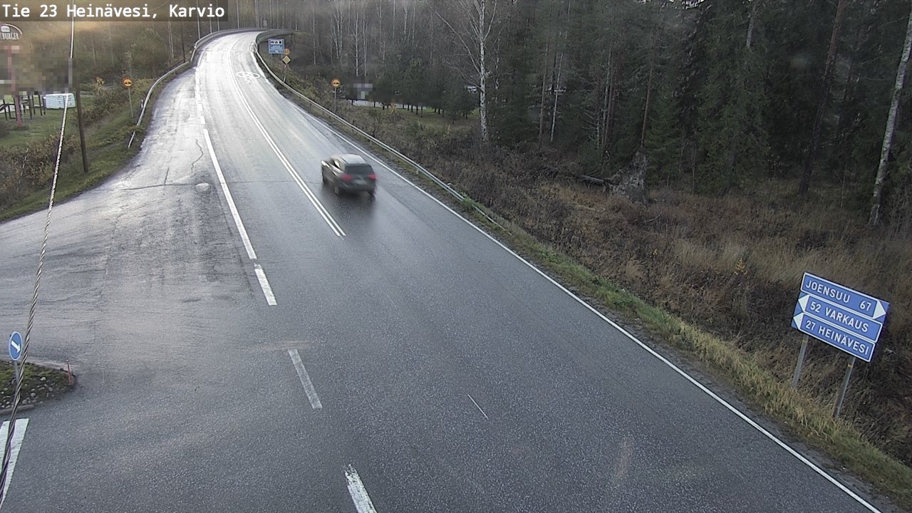 Kelikamerat Kuva Tie 23 Heinävesi, Karvio, Heinävesi, Pohjois-Karjala