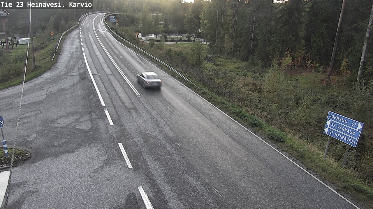 Weather Camera Image Väg 23 Heinävesi, Karvio, Heinävesi, Pohjois-Karjala