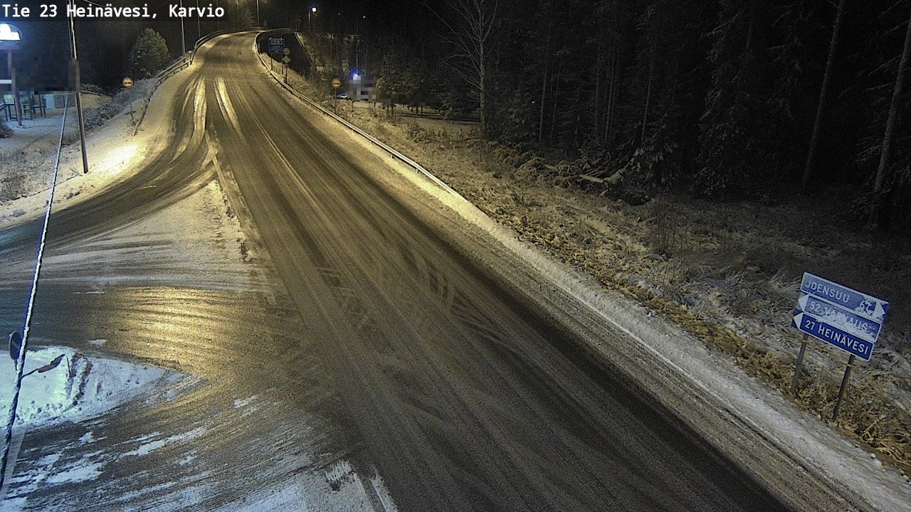 Weather Camera Image Väg 23 Heinävesi, Karvio, Heinävesi, Pohjois-Karjala