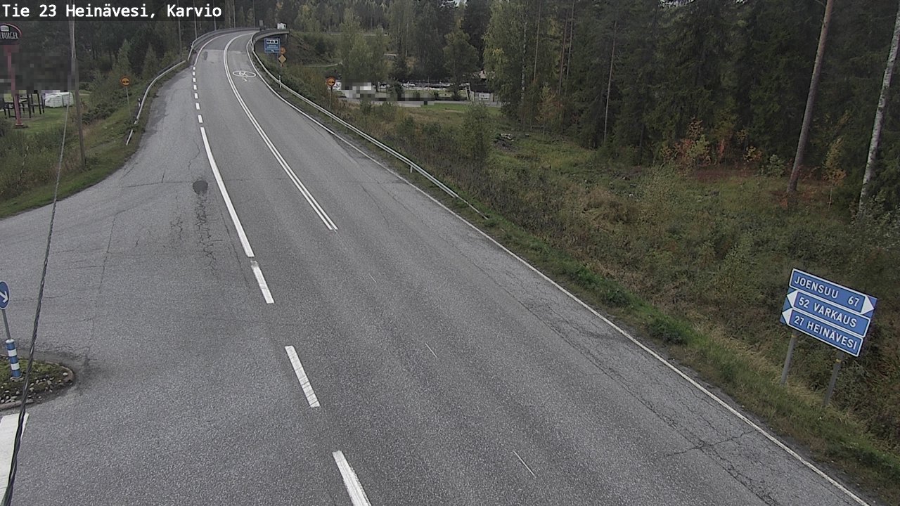Kelikamerat Kuva Tie 23 Heinävesi, Karvio, Heinävesi, Pohjois-Karjala