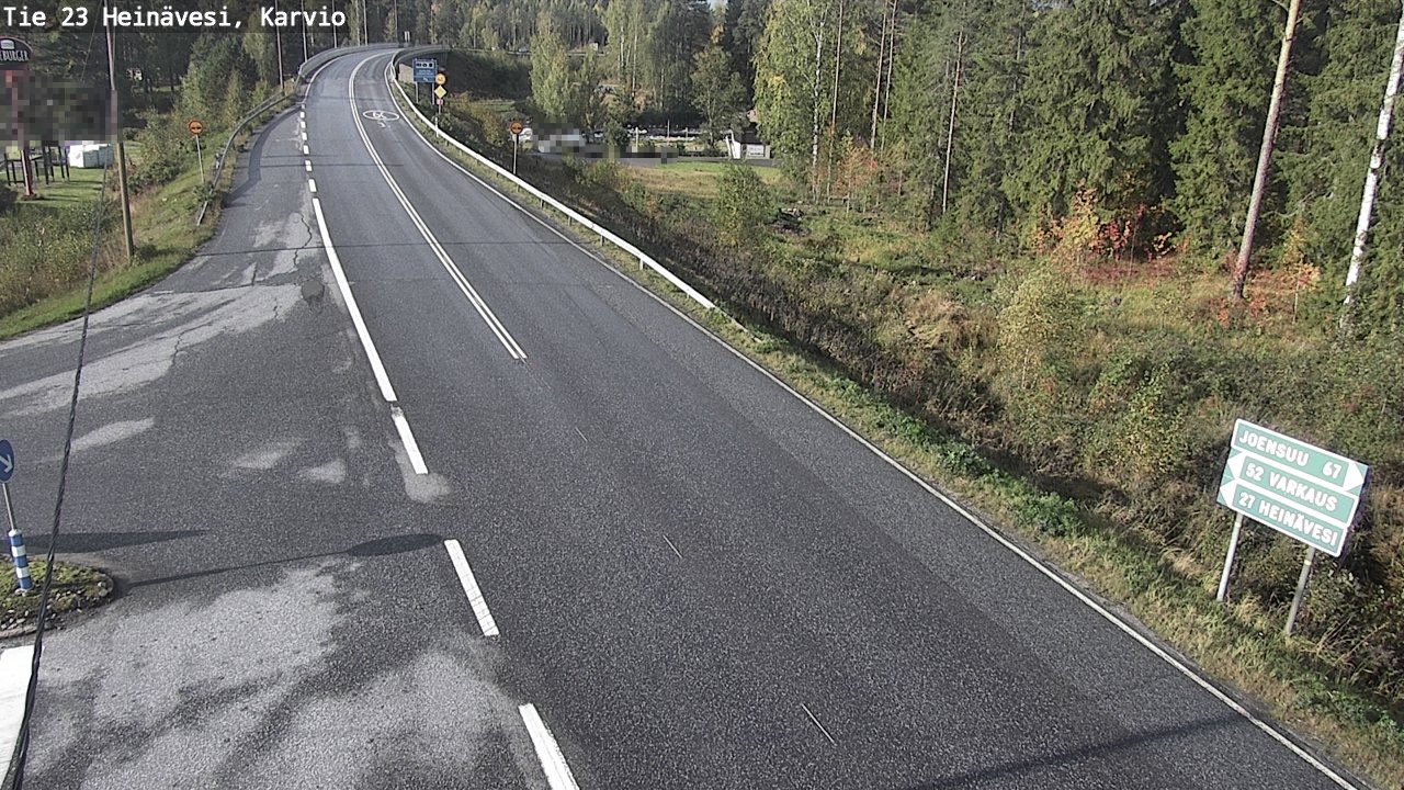 Kelikamerat Kuva Tie 23 Heinävesi, Karvio, Heinävesi, Pohjois-Karjala