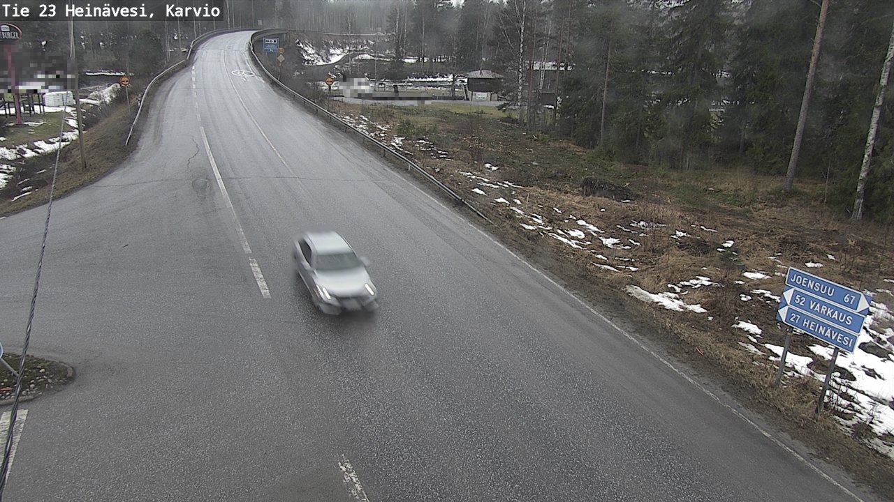 Weather Camera Image Road 23 Heinävesi, Karvio, Heinävesi, Pohjois-Karjala