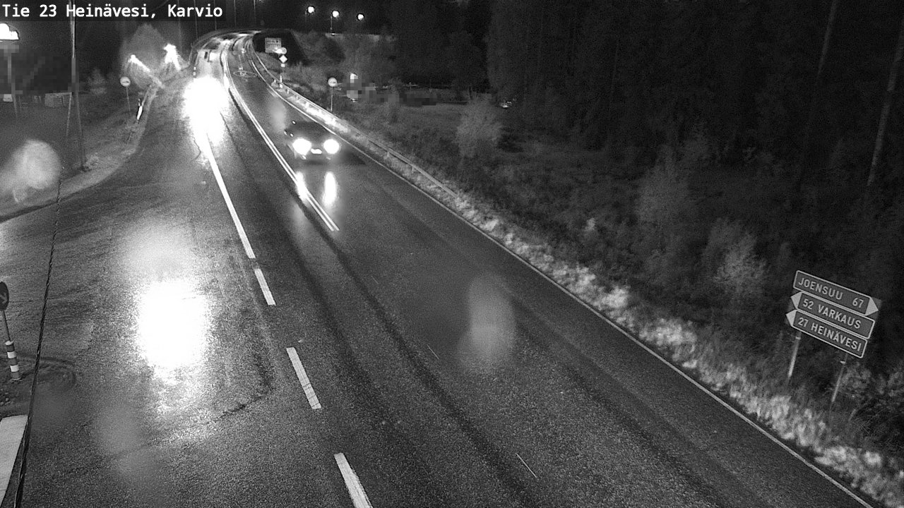 Weather Camera Image Väg 23 Heinävesi, Karvio, Heinävesi, Pohjois-Karjala