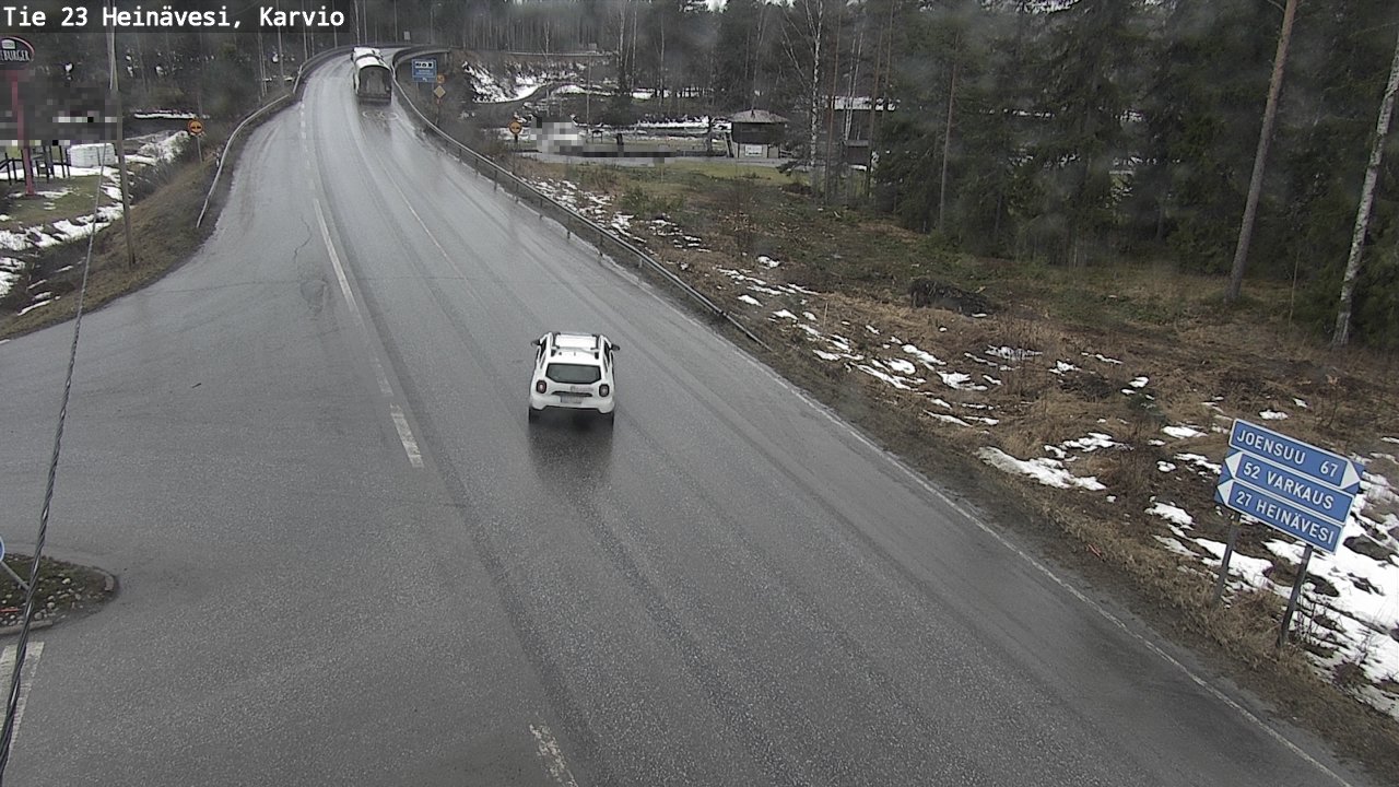 Weather Camera Image Road 23 Heinävesi, Karvio, Heinävesi, Pohjois-Karjala