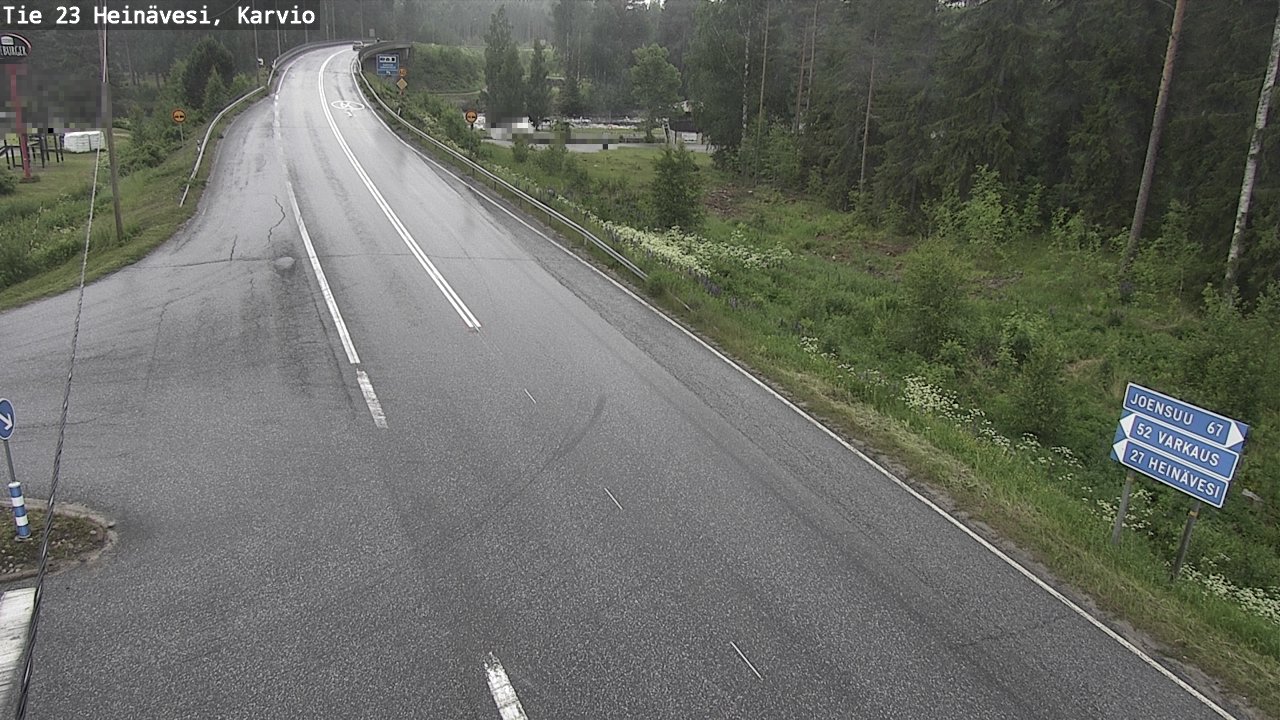 Kelikamerat Kuva Tie 23 Heinävesi, Karvio, Heinävesi, Pohjois-Karjala