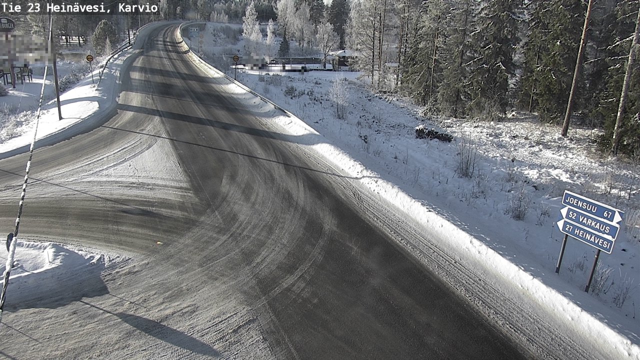Kelikamerat Kuva Tie 23 Heinävesi, Karvio, Heinävesi, Pohjois-Karjala