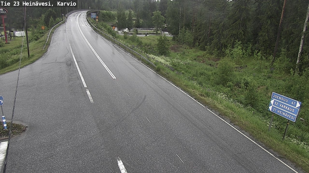 Kelikamerat Kuva Tie 23 Heinävesi, Karvio, Heinävesi, Pohjois-Karjala