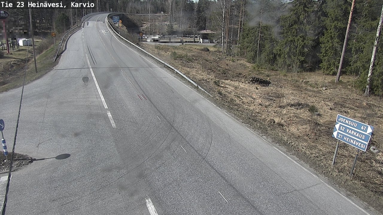 Kelikamerat Kuva Tie 23 Heinävesi, Karvio, Heinävesi, Pohjois-Karjala