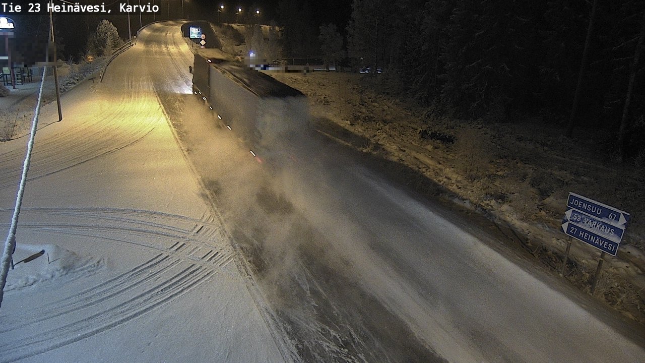 Kelikamerat Kuva Tie 23 Heinävesi, Karvio, Heinävesi, Pohjois-Karjala