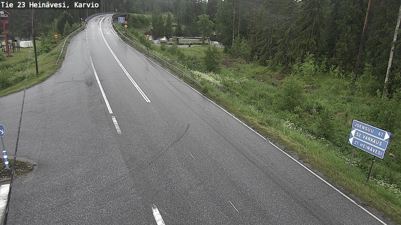 Kelikamerat Kuva Tie 23 Heinävesi, Karvio, Heinävesi, Pohjois-Karjala